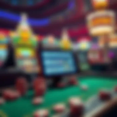 Illustration of various online lottery game formats available