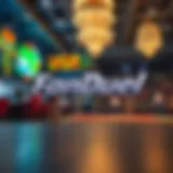 FanDuel logo displayed prominently in a sports betting environment