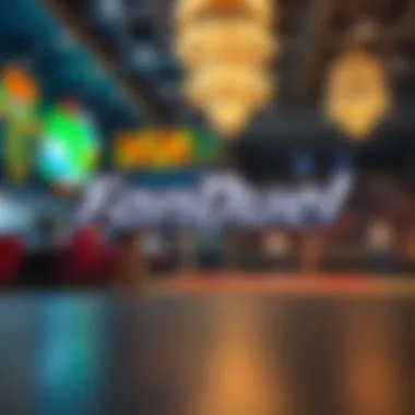 FanDuel logo displayed prominently in a sports betting environment