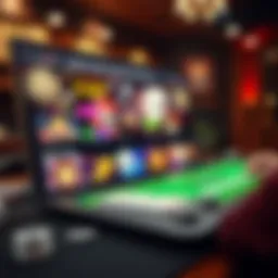 An engaging interface of a leading online poker site showcasing various game options.