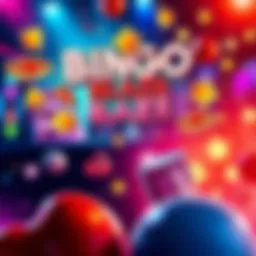 Bingo Blaze promotional poster showcasing vibrant game elements