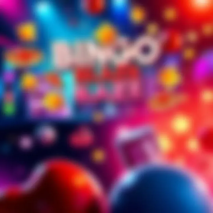 Bingo Blaze promotional poster showcasing vibrant game elements