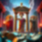 Symbolic representation of ancient Rome in the slot game