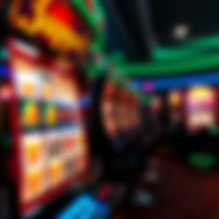A stunning casino slot machine displaying an enormous jackpot win