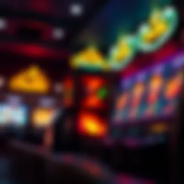 Abstract representation of online gambling trends