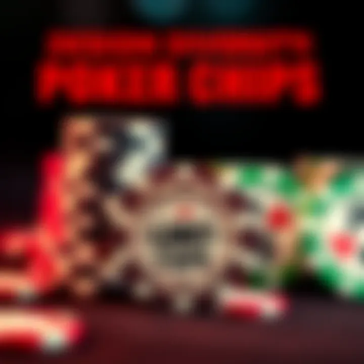 Elegant design variations of poker chips