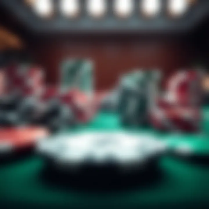 Usability demonstration of poker chips in action