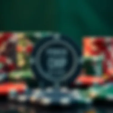 A variety of poker chips weighted for optimal gameplay