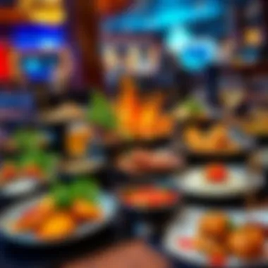 Diverse array of dishes representing various cuisines