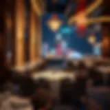 Elegant dining setting at a high-end restaurant