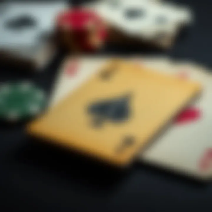 Variety of materials used for poker card covers