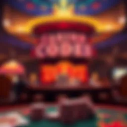 Symbolic representation of casino codes