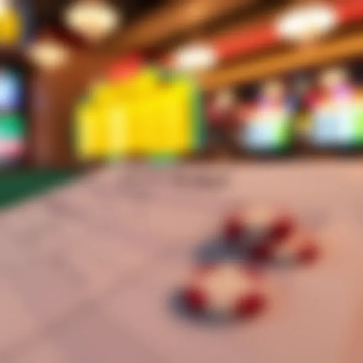 Close-up of betting slips and digital betting options