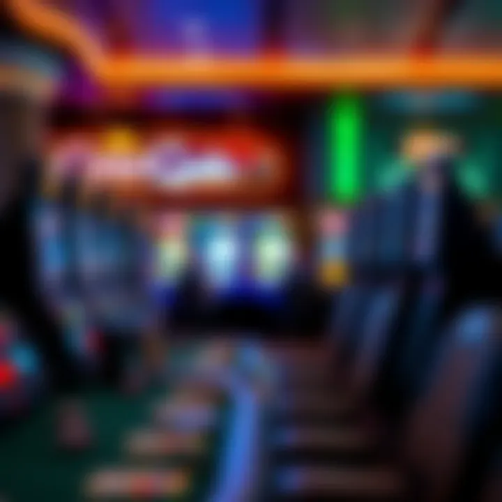 Diverse gaming options available at the casino