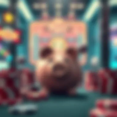 Creative concept reflecting ethical considerations in online gaming