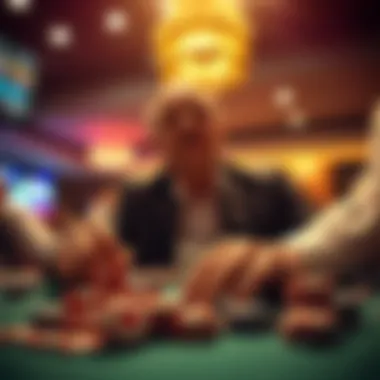 Visual representation of ethical considerations in gambling and lottery systems