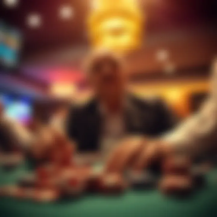 Visual representation of ethical considerations in gambling and lottery systems