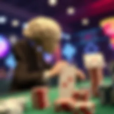 Conceptual image representing the psychological aspects of gambling behavior