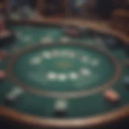 Modern digital poker table interface