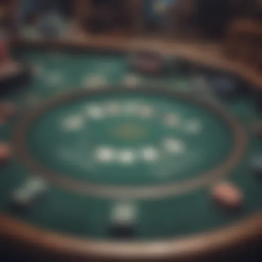 Modern digital poker table interface