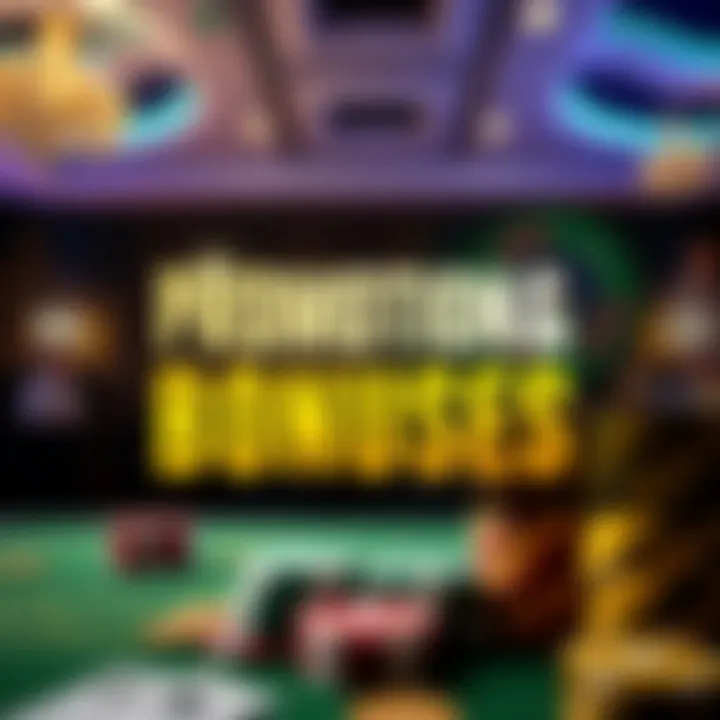 Promotional banner highlighting exciting bonuses and rewards