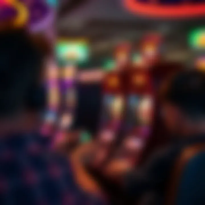 Players enjoying a slot machine game on mobile devices