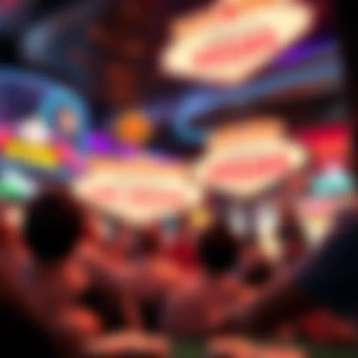 Celebration of a significant gambling win