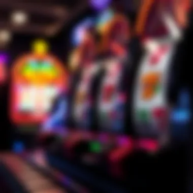 Close-up of a slot machine jackpot