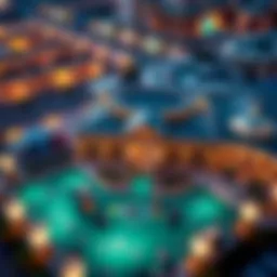 Aerial view of Casino du Liban