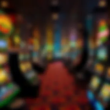 Interior gaming floor filled with various slot machines and table games
