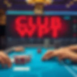 An overview of the Club WPT online poker interface