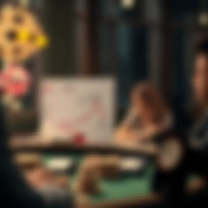 A strategic diagram showing the psychological aspects of decision-making in betting