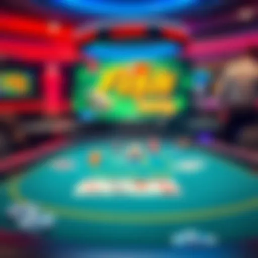 Vibrant fish table game interface showcasing dynamic gameplay