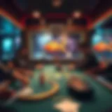 Engaging gameplay scene of fish tables