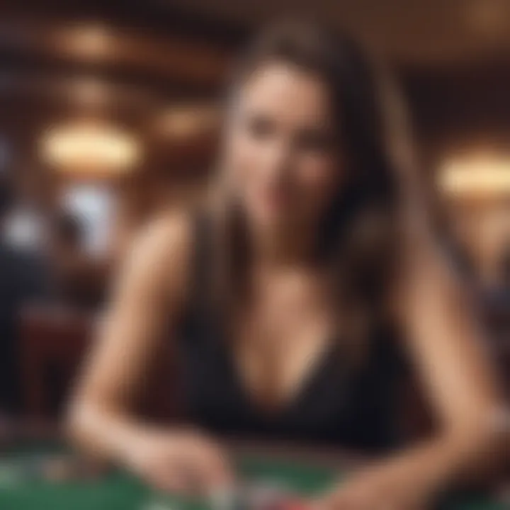 A relaxed player enjoying a session of free blackjack