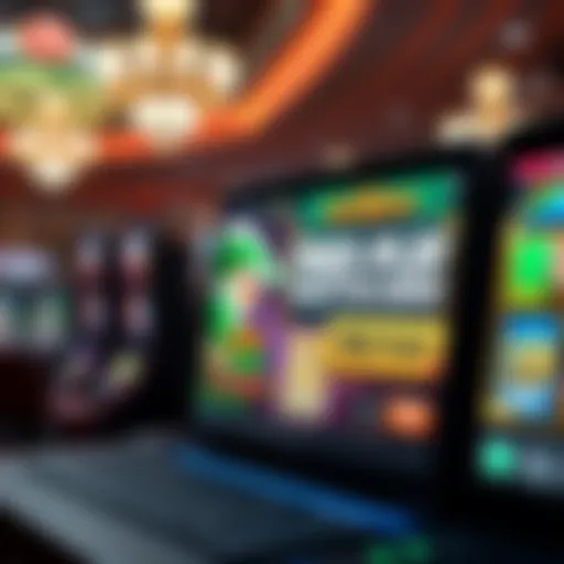 Online casino interface showcasing free play games