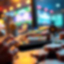 Visual representation of a mobile device displaying free slot games