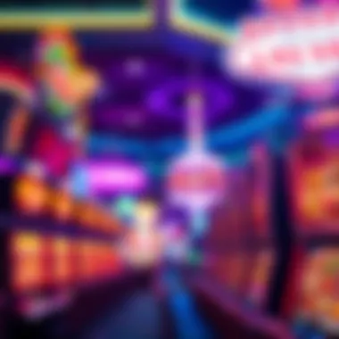 Captivating atmosphere of a Las Vegas casino