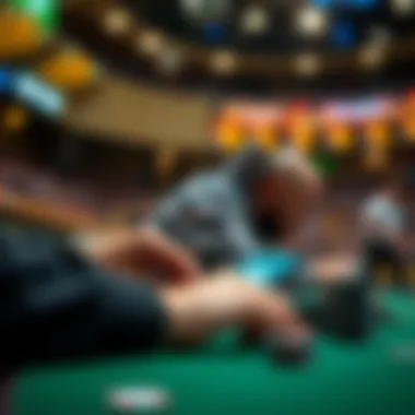 A close-up of a person placing a bet on a sports event