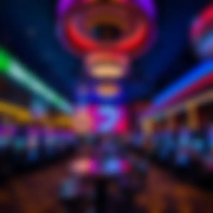 Entertainment venue inside Isle Casino Waterloo with a lively atmosphere