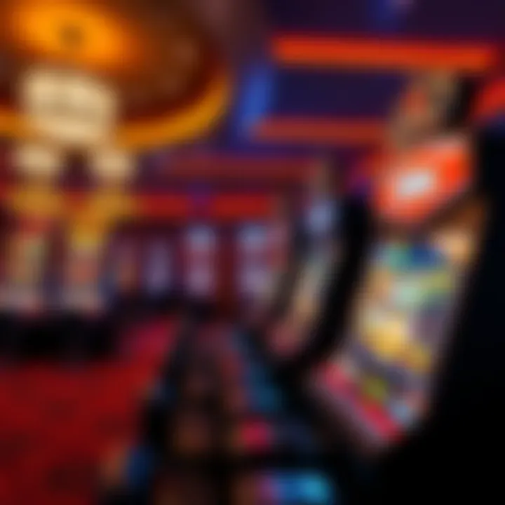 Gaming floor of Isle Casino Waterloo highlighting various gaming machines