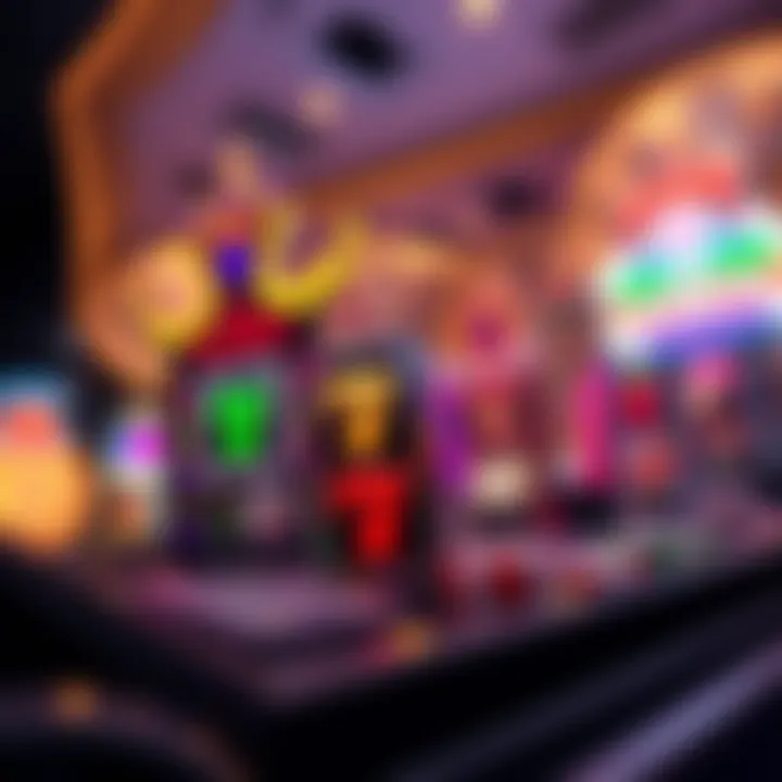 Trends in online gambling showcasing various slot games