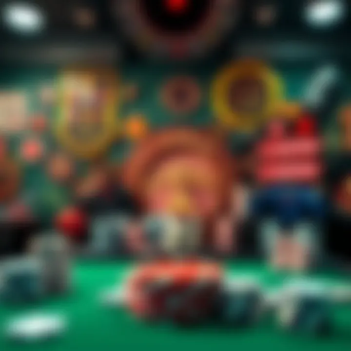 Historical evolution of a renowned casino brand depicted through memorabilia