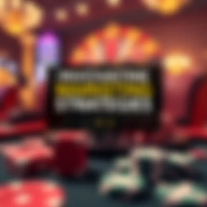 Dynamic marketing strategies showcased in a vibrant advertisement