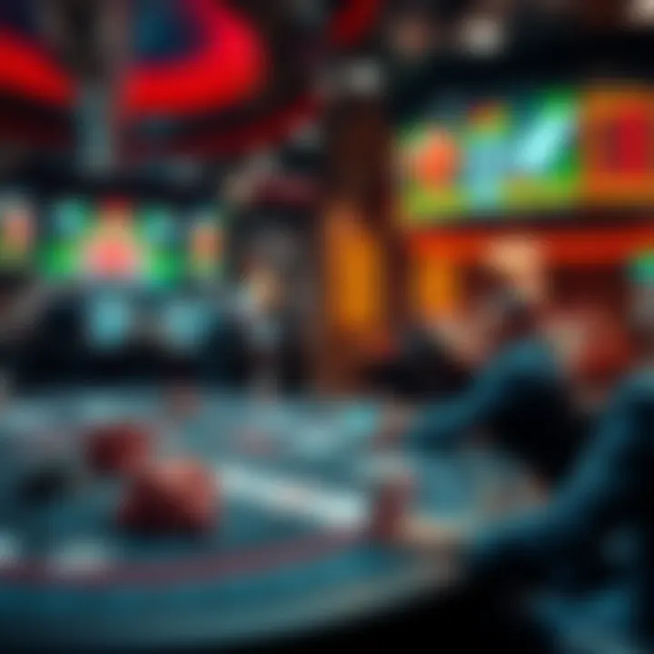 Technology enhancing the live poker experience with digital displays