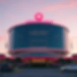 Exterior view of Louisiana's latest casino showcasing modern architecture