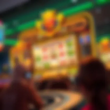 Concept art depicting the future of interactive online gaming with voice technology