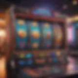 Vibrant casino interface showcasing various game options