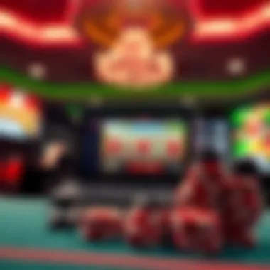 Visual representation of online gaming platforms