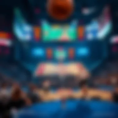 Infographic on NCAA basketball betting strategies